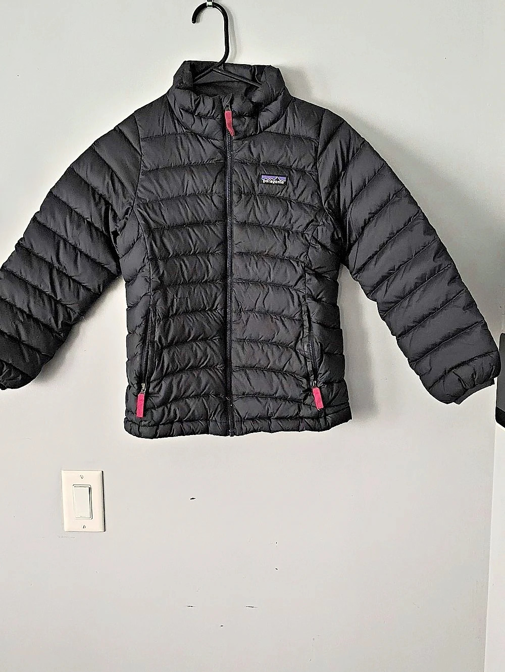 Patagonia Kids' Down Sweater Black Puffer Jacket